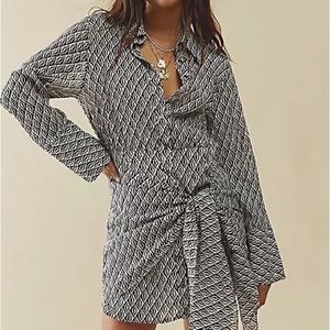 Free people tie front dress